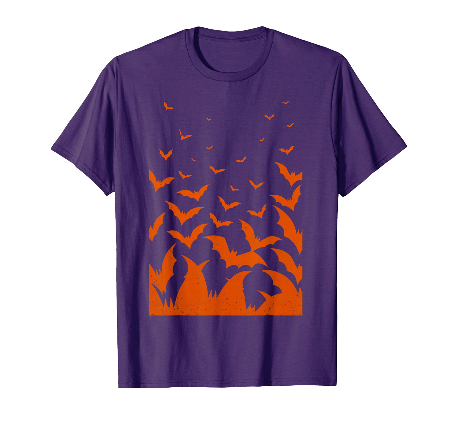 Bats Halloween Scary Gothic Spooky Season Men Women Kids T-Shirt