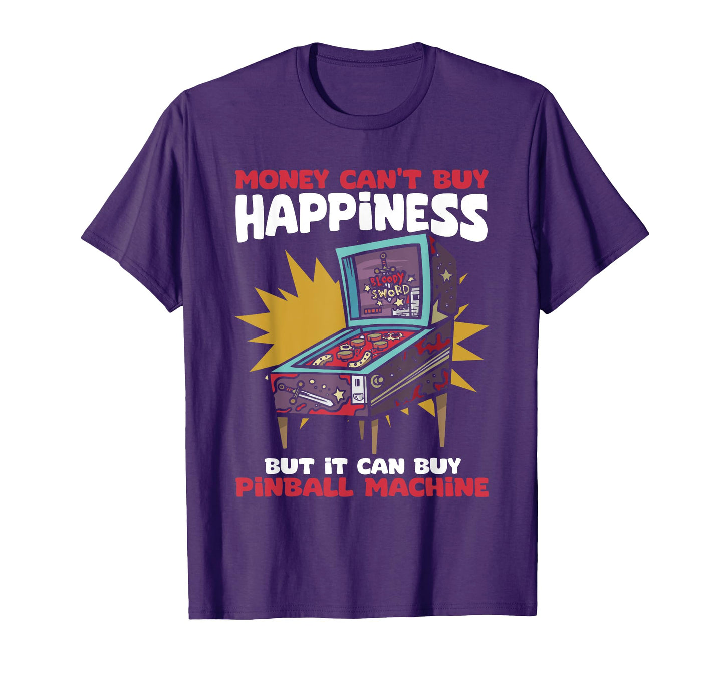 Retro Pinball Arcade Machine Pinball Wizard Pinball Player T-Shirt
