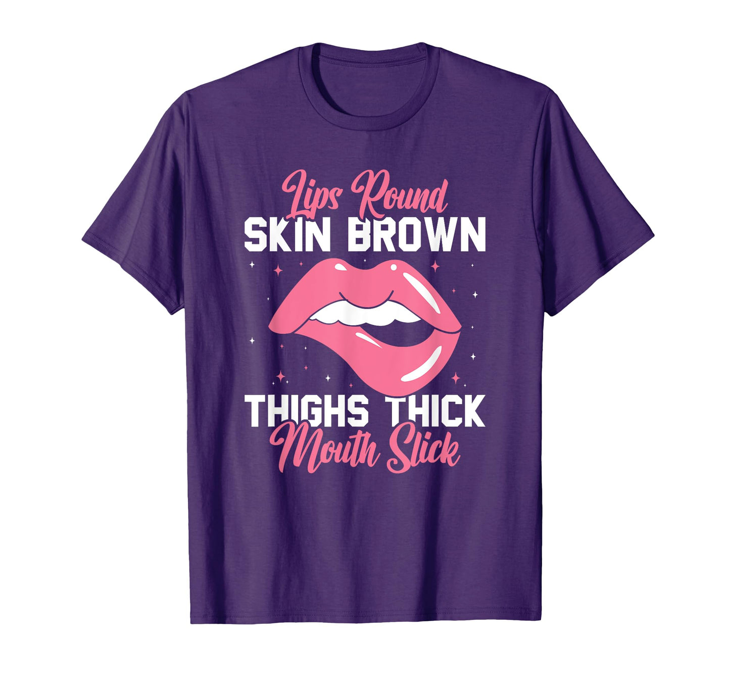 Lips Round Skin Brown Thigh Thick Fitness Workout T-Shirt