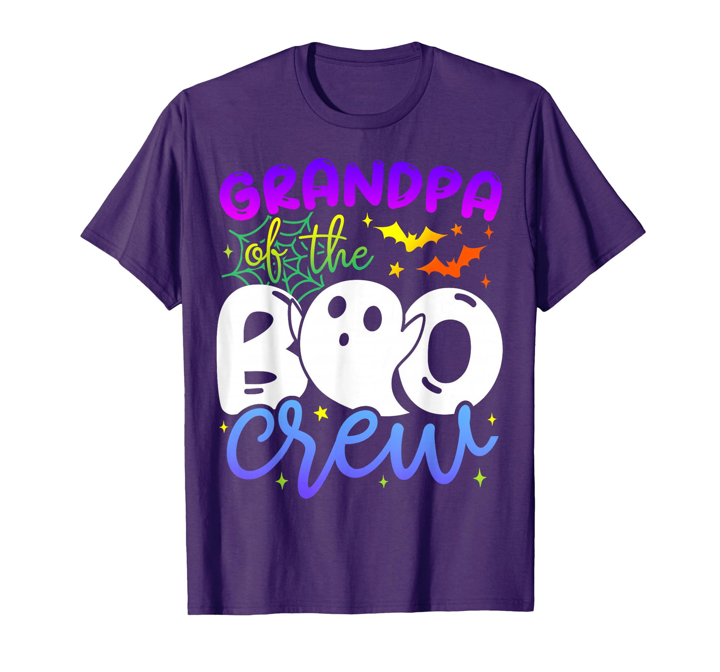 Grandpa of The Boo Crew Costume Halloween Family Matching T-Shirt
