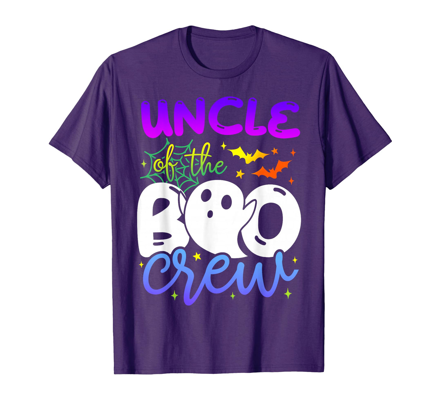 Uncle of Boo Halloween Crew Costume Boo Ghost Lover Family T-Shirt