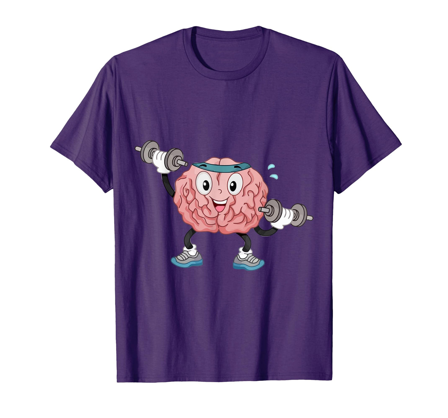 Exercise Your Brain - Work Out Your Brain Teacher Men Women Girls Kids T-Shirt