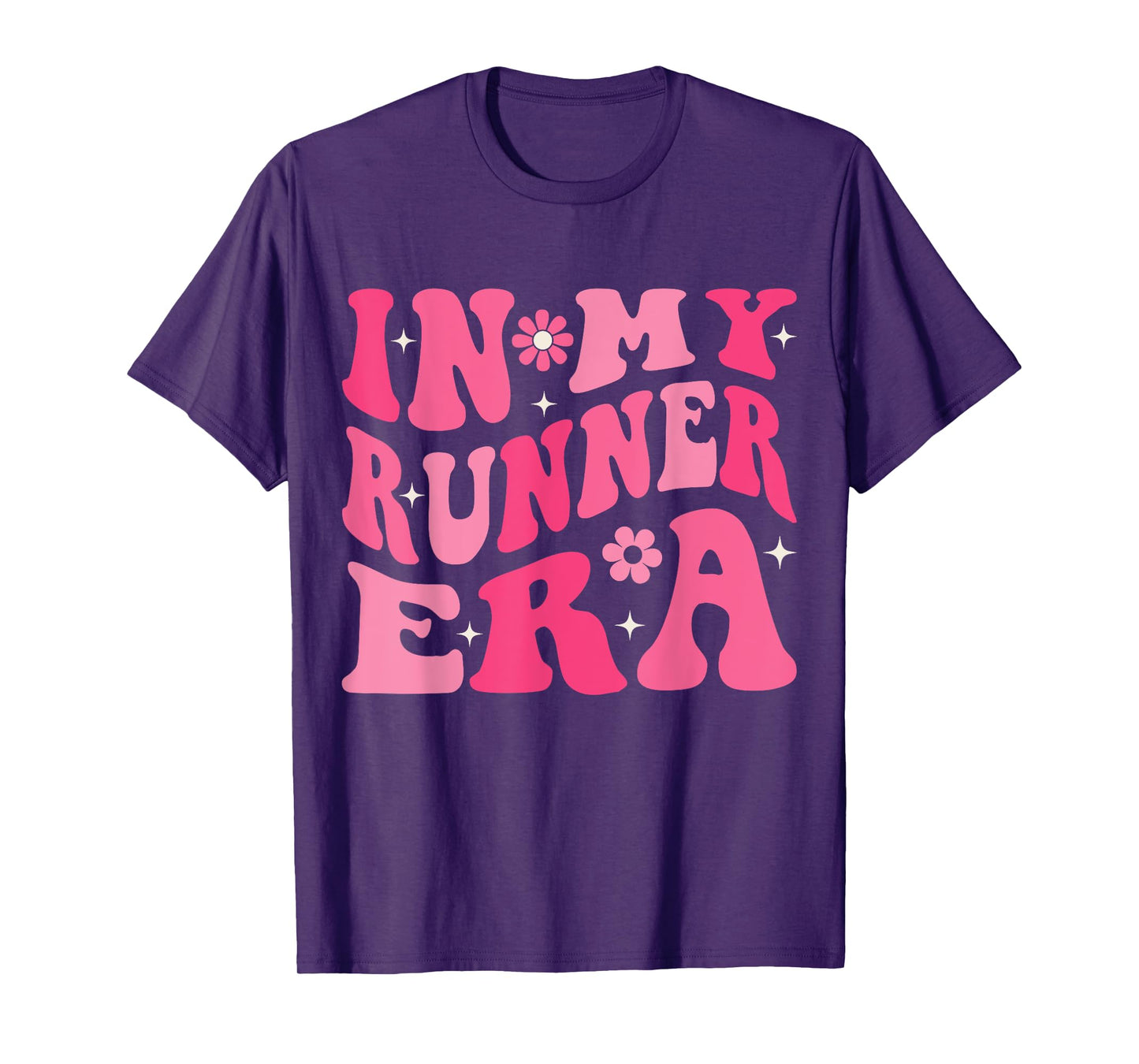 In My Runner Era Funny Running Marathon Groovy Running Mom T-Shirt