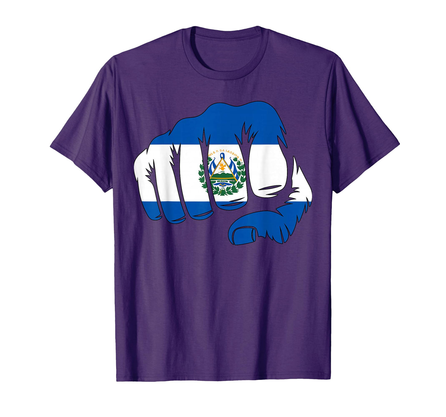 El Salvador Flag Fist T-Shirt