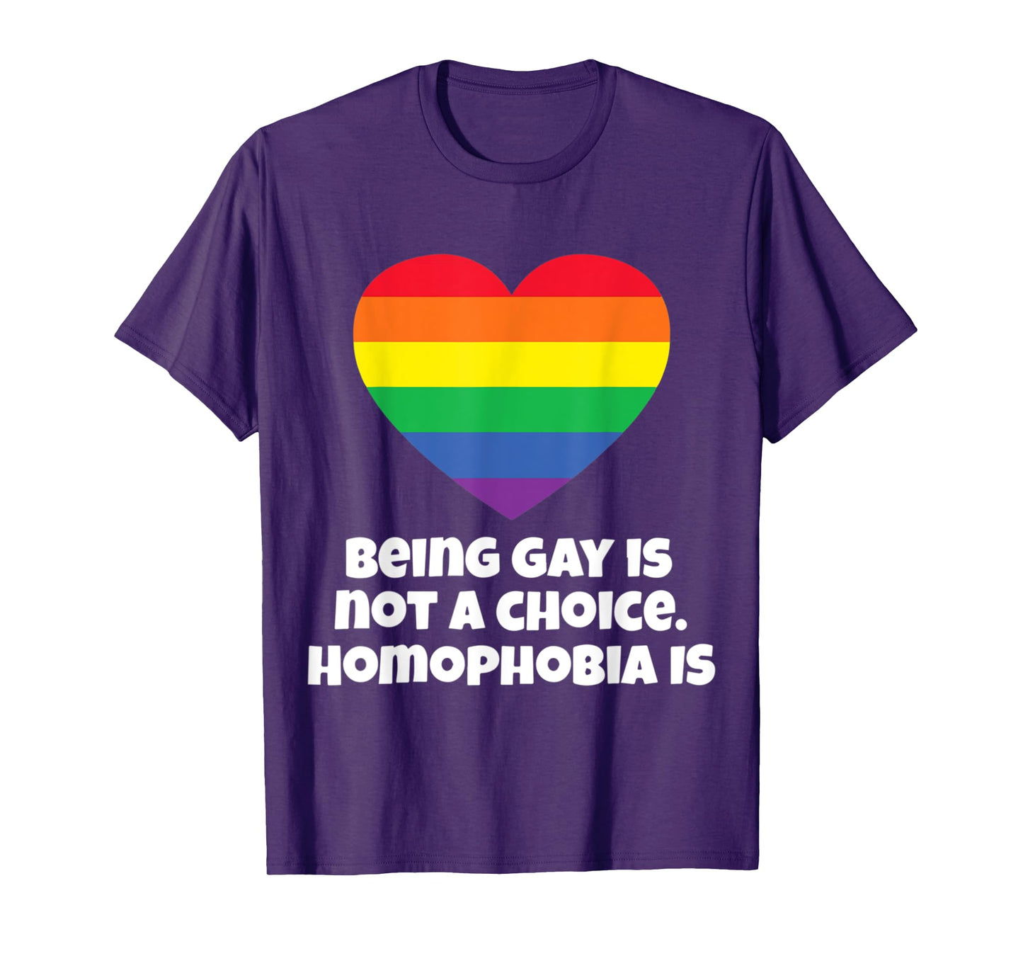 Gay Pride Being Gay Is Not A Choice Homophobia Is T-Shirt