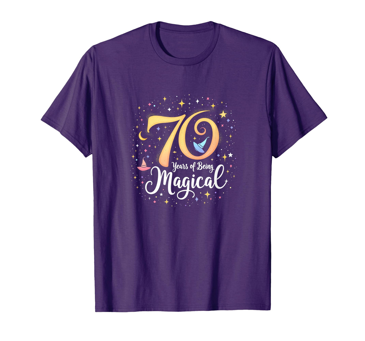 70 Years of Magic Birthday Gift for Wizards & Witches T-Shirt