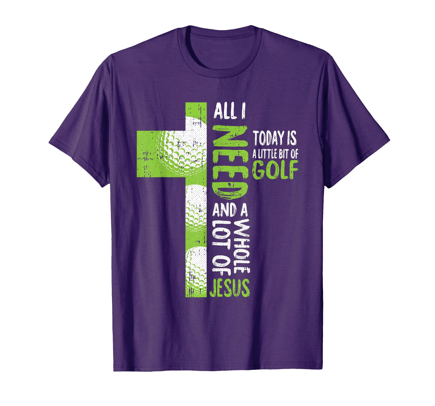 Whole Lot Of Jesus Golf Golfing Sport Lover Christian Golfer T-Shirt