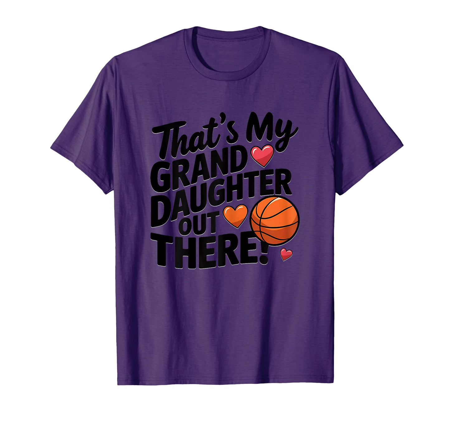 Basketball Grandma That's My Granddaughter Out There Cute T-Shirt