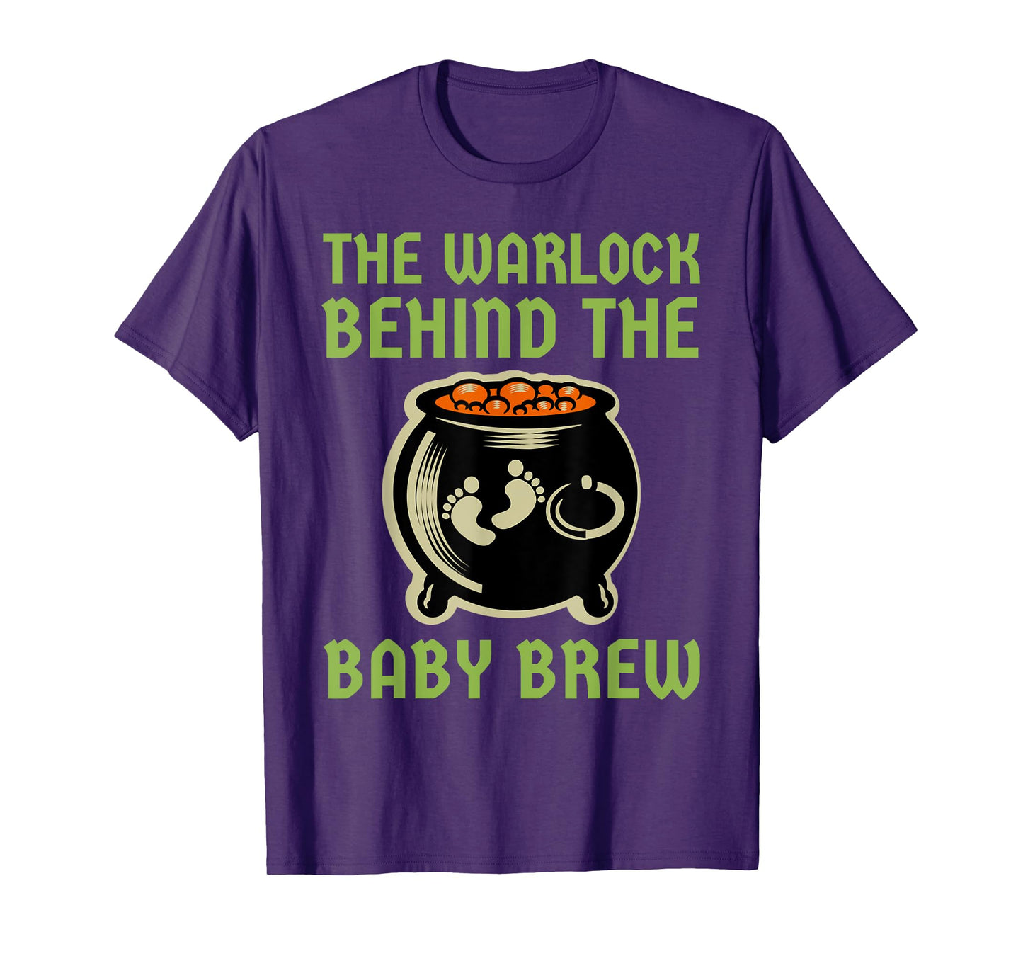 The Warlock Behind The Baby Brew, Halloween New Dad To Be T-Shirt