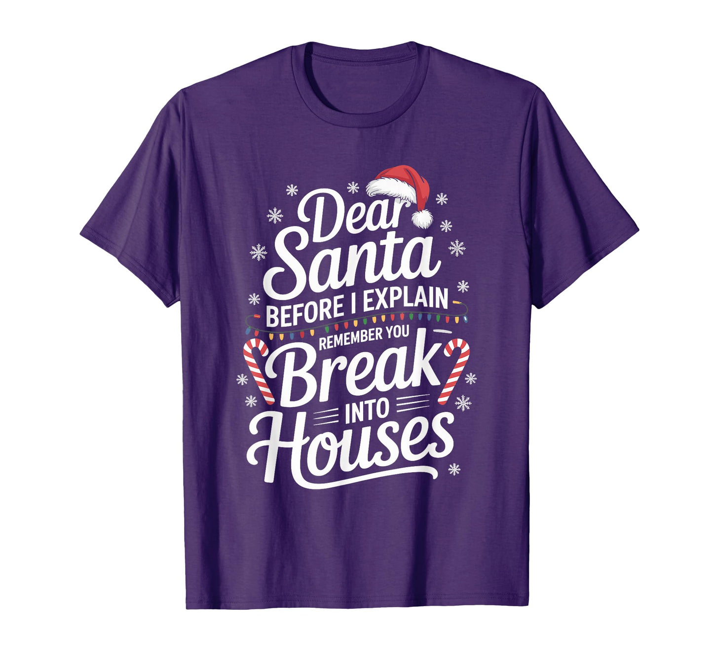 Funny Christmas Humor Xmas Pajama for Men Women Kids T-Shirt