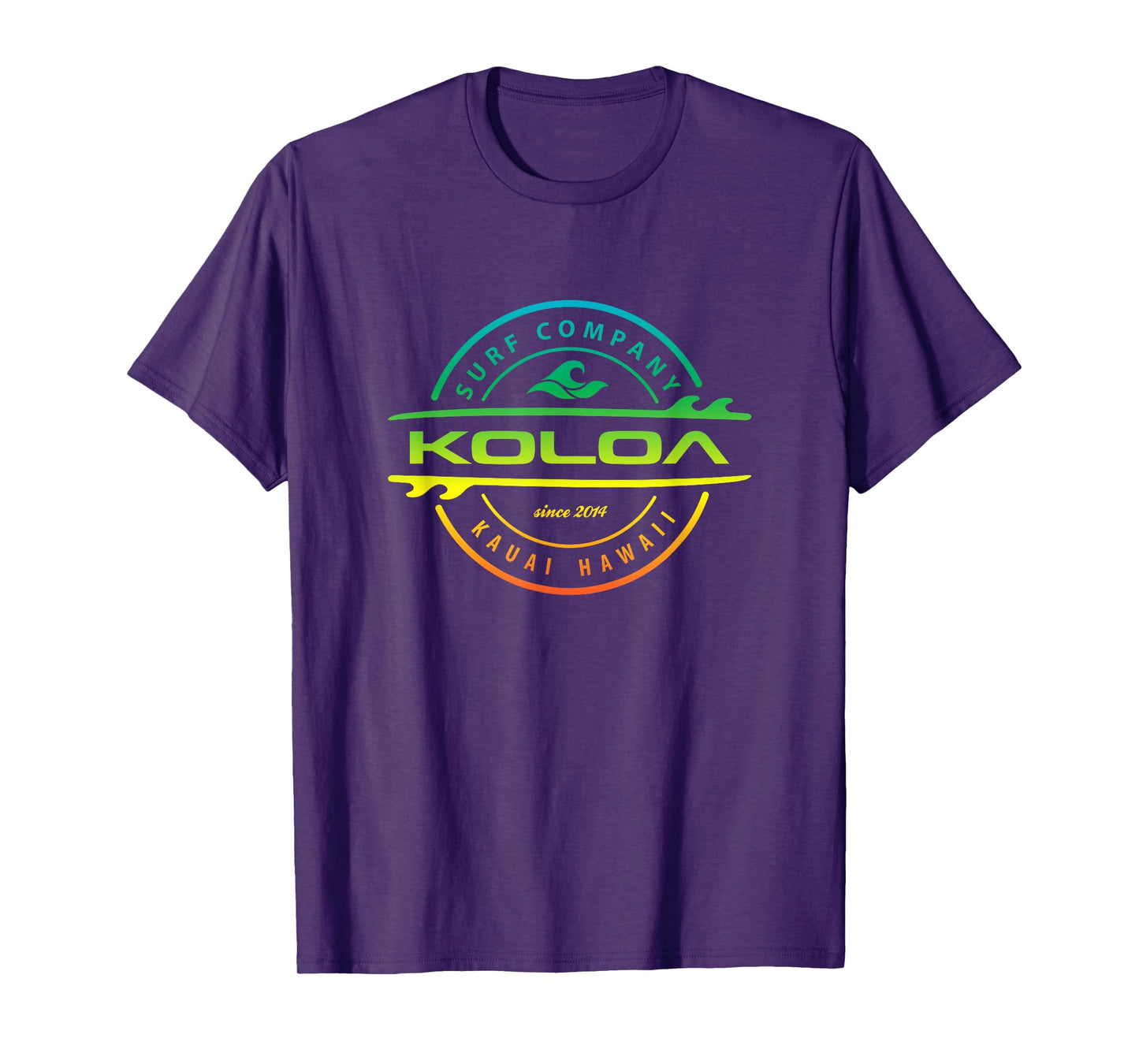 Koloa Surf Multicolor Lightweight Thruster Logo Graphic T-Shirt