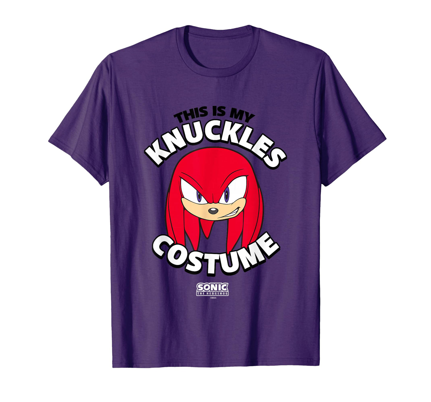 Sonic The Hedgehog Halloween This Is My Knuckles Costume T-Shirt