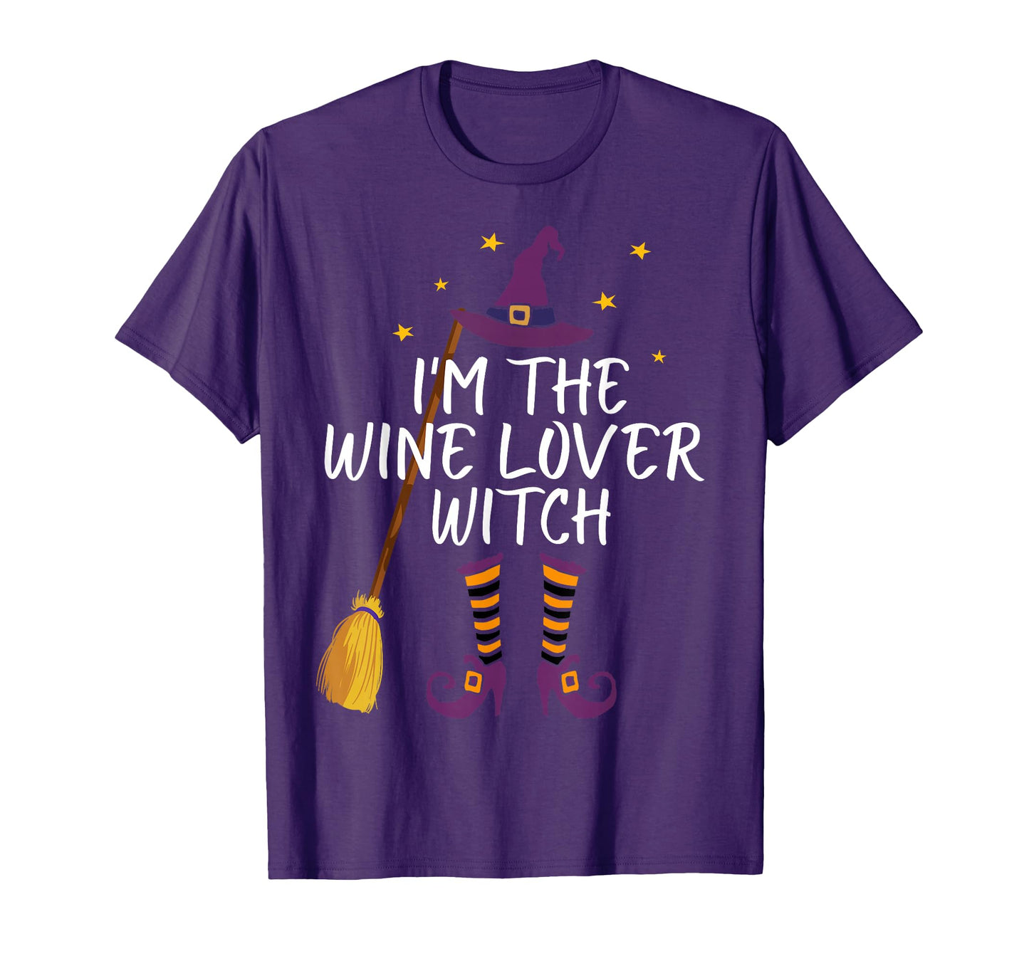 I'm The Wine Lover Witch Funny Sommelier Halloween Costume T-Shirt