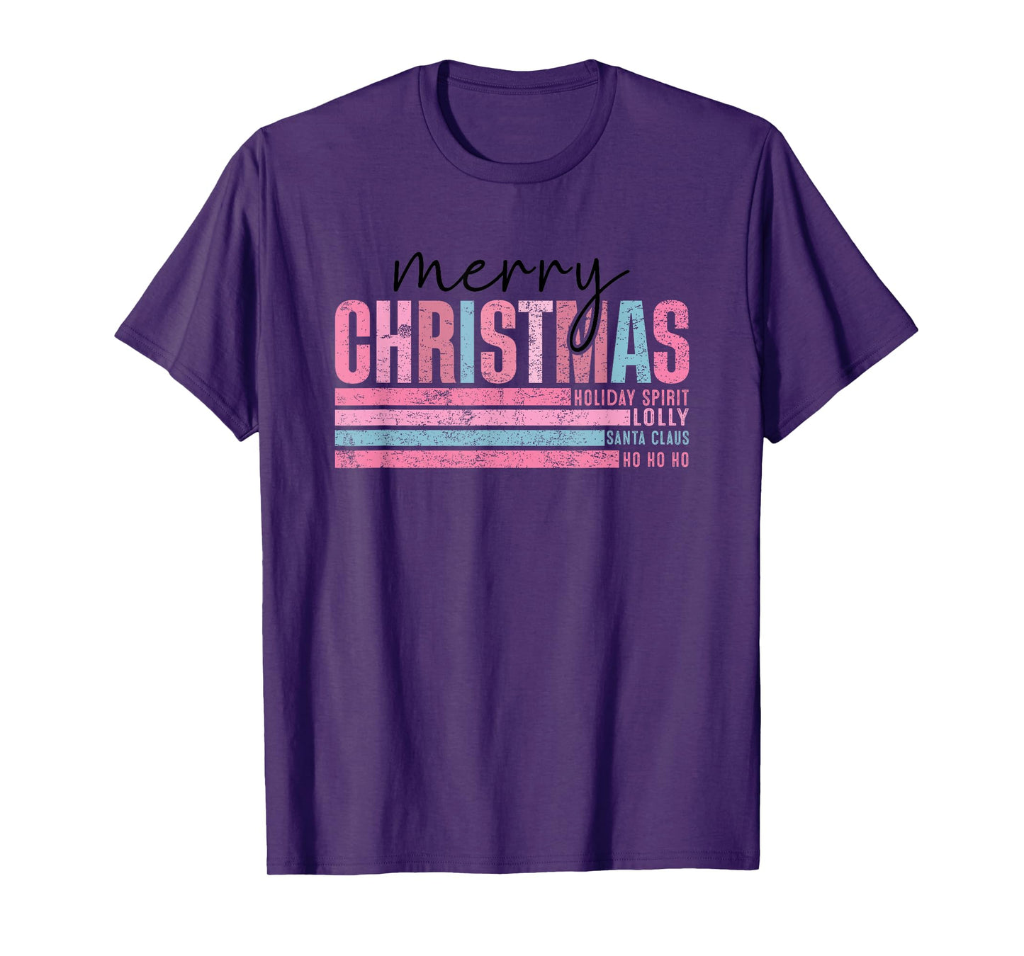 Christmas Holiday Spirit Lolly Santa Claus No Ho Ho T-Shirt