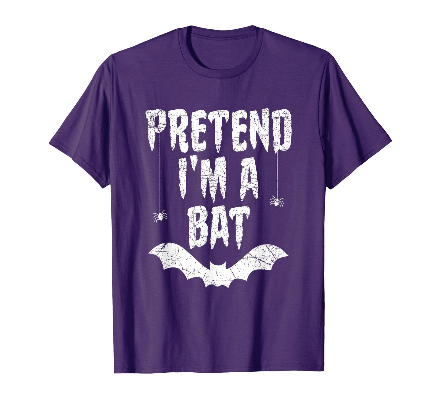 Funny Pretend I'm A Bat Easy Costume Lazy Halloween T-Shirt