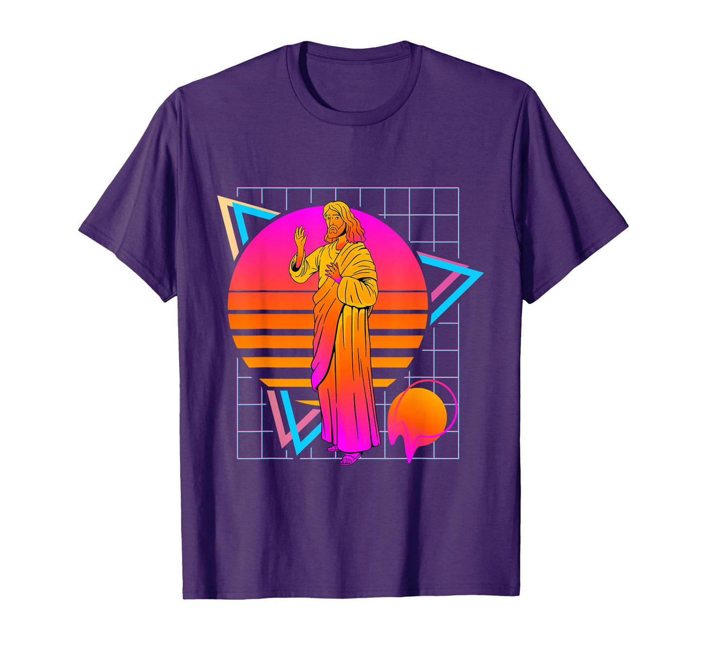 Jesus Retro 80s Style Vintage Religion T-Shirt