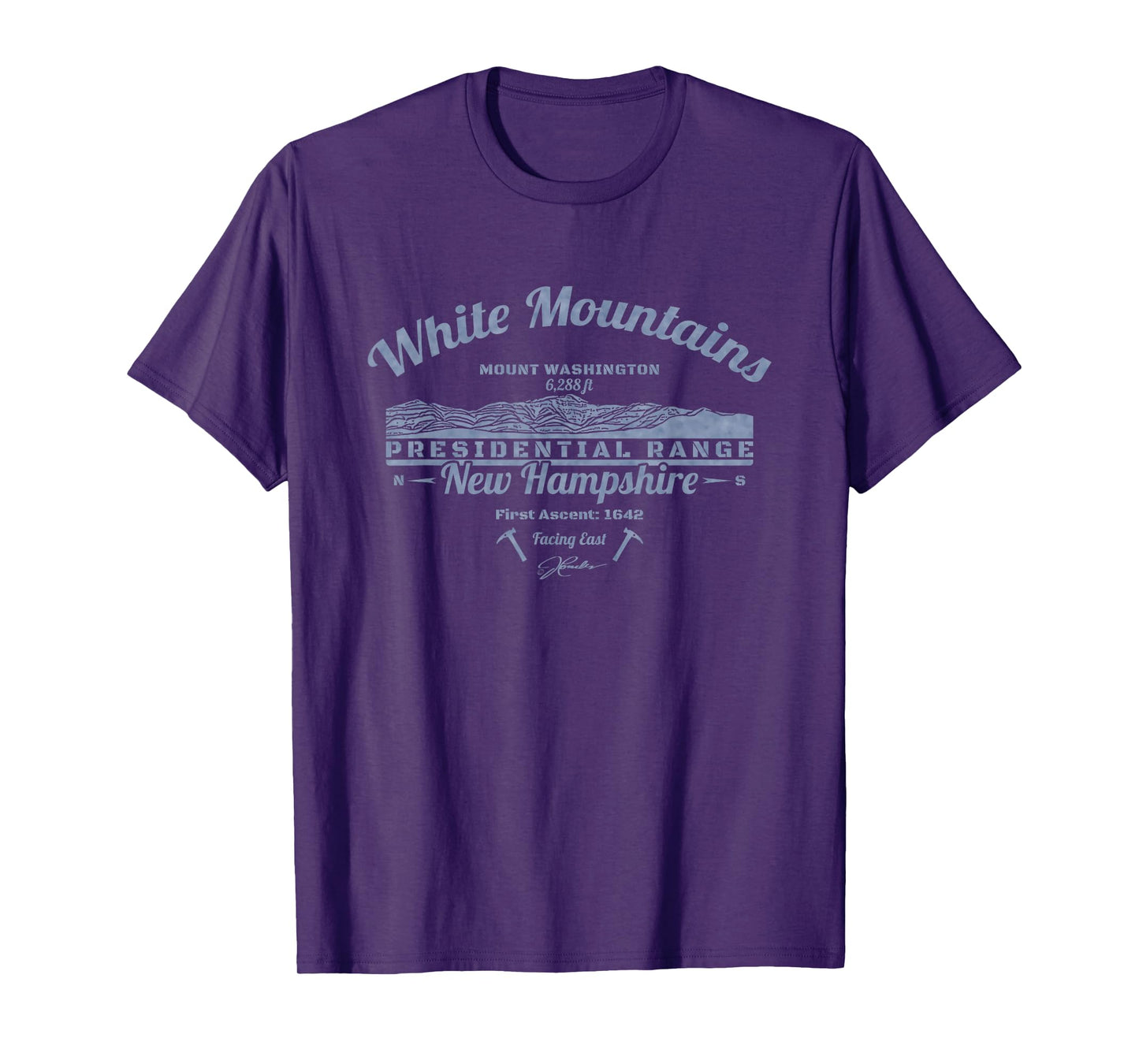 JCombs: White Mountains, NH with Mount Washington T-Shirt T-Shirt