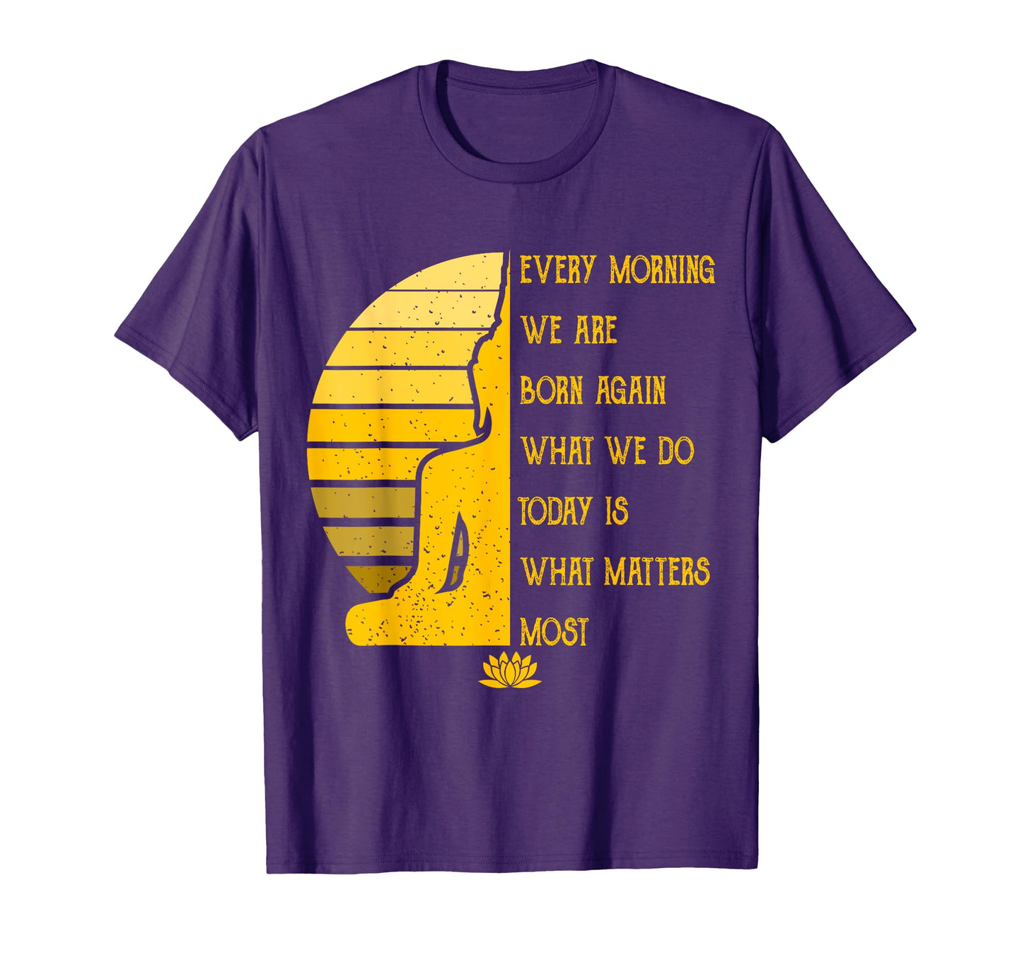 Yoga T-Shirt Meditation Buddha Gift Yoga Teacher T-Shirt