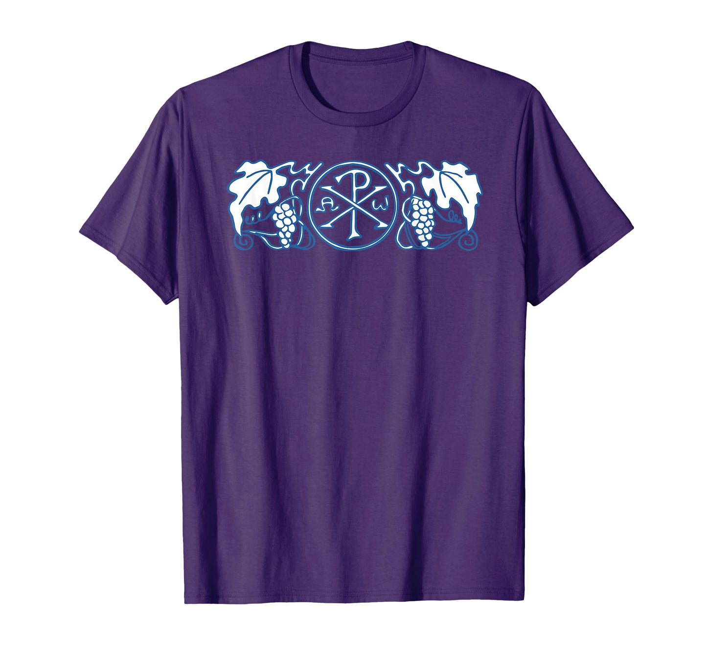 Chi-Rho Christogram Alpha and Omega Labarum Catholic Symbols T-Shirt