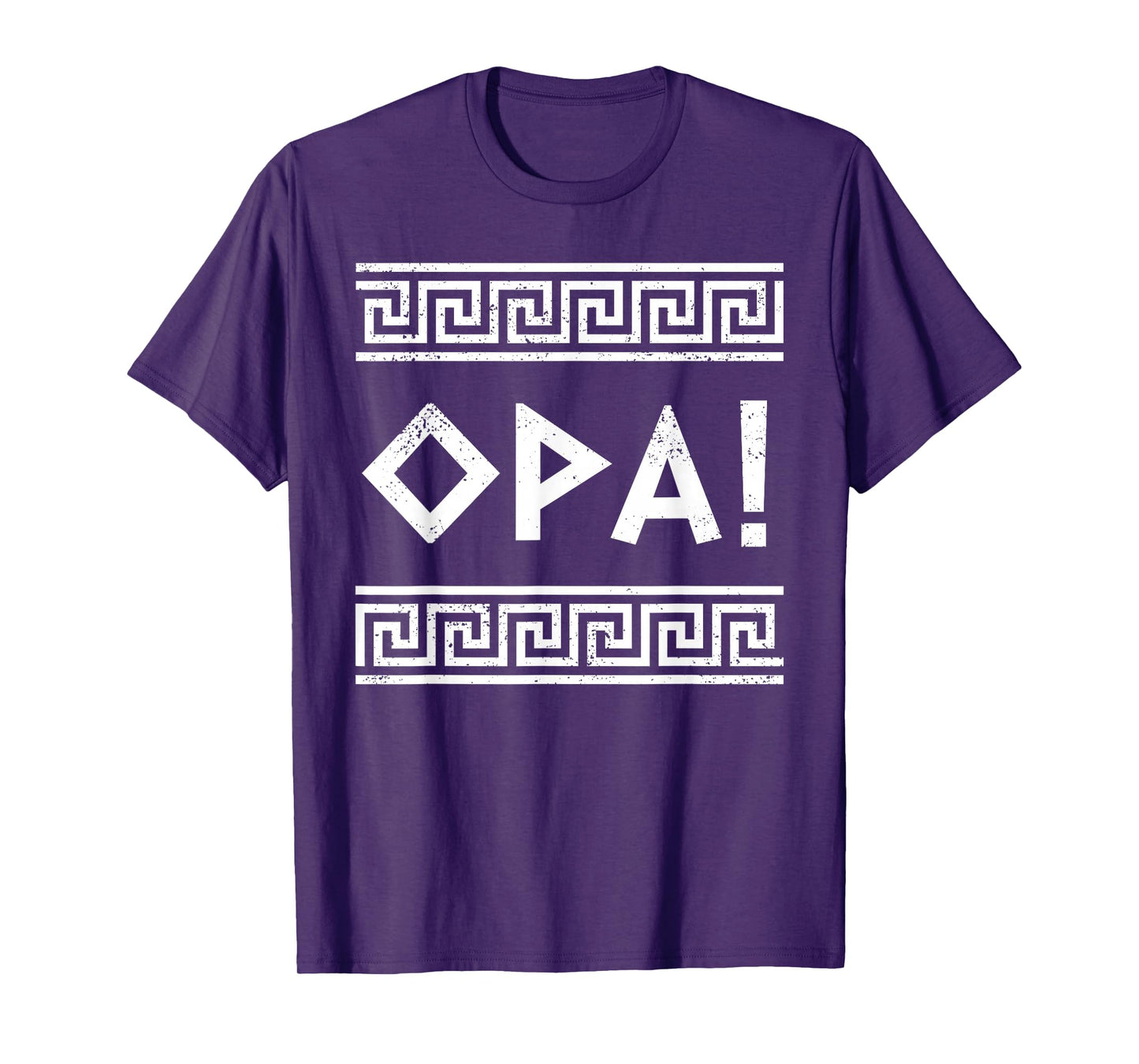 Opa Ancient Greek Pride Greek Flag Funny Greek Party Greece T-Shirt