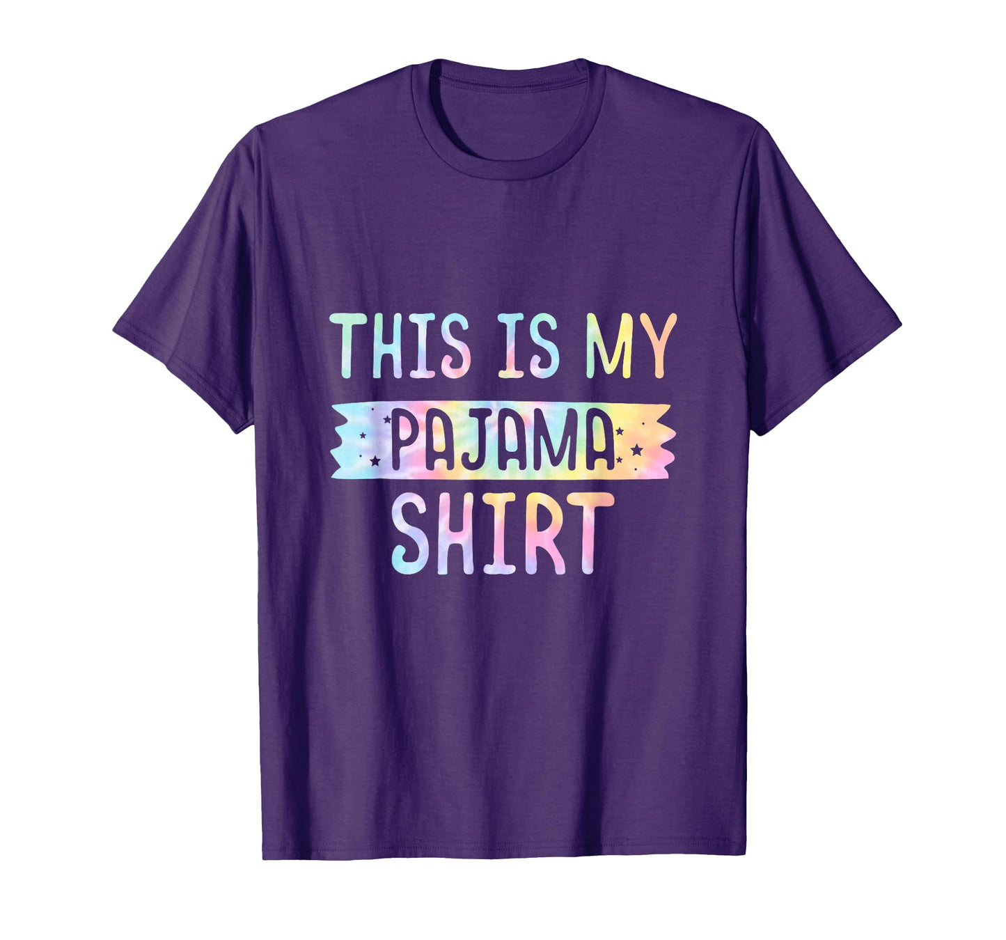 This Is My Pajama PJ Top Teen Boys Girls Bedtime Kid Tie Dye T-Shirt