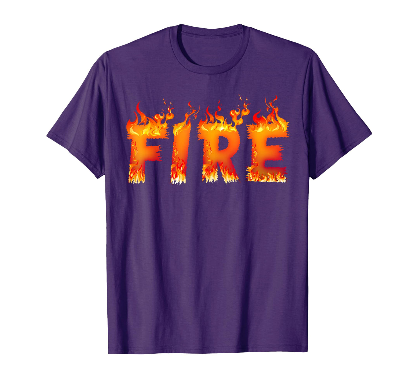 Fire and Ice Last Minute Halloween Matching Couple Costume T-Shirt