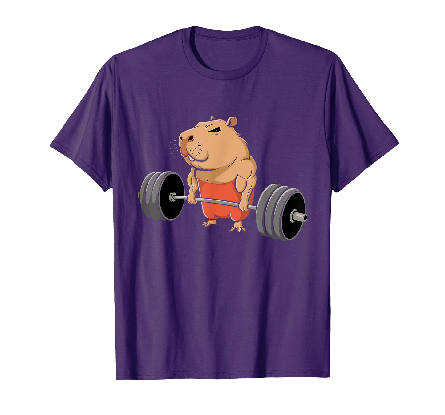 Deadlift Capybara Funny Gym Capy Lover Men Women Kids T-Shirt