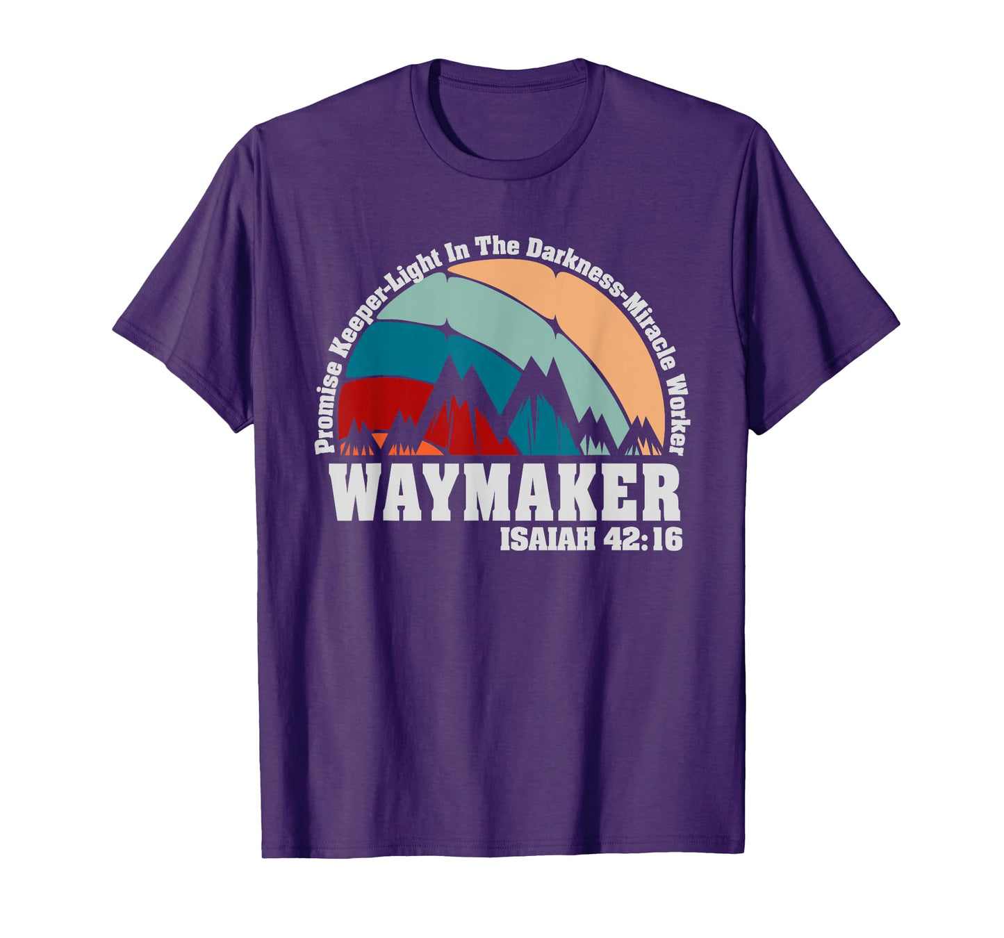 Waymaker Vintage Promise Keeper Miracle Worker Christian T-Shirt