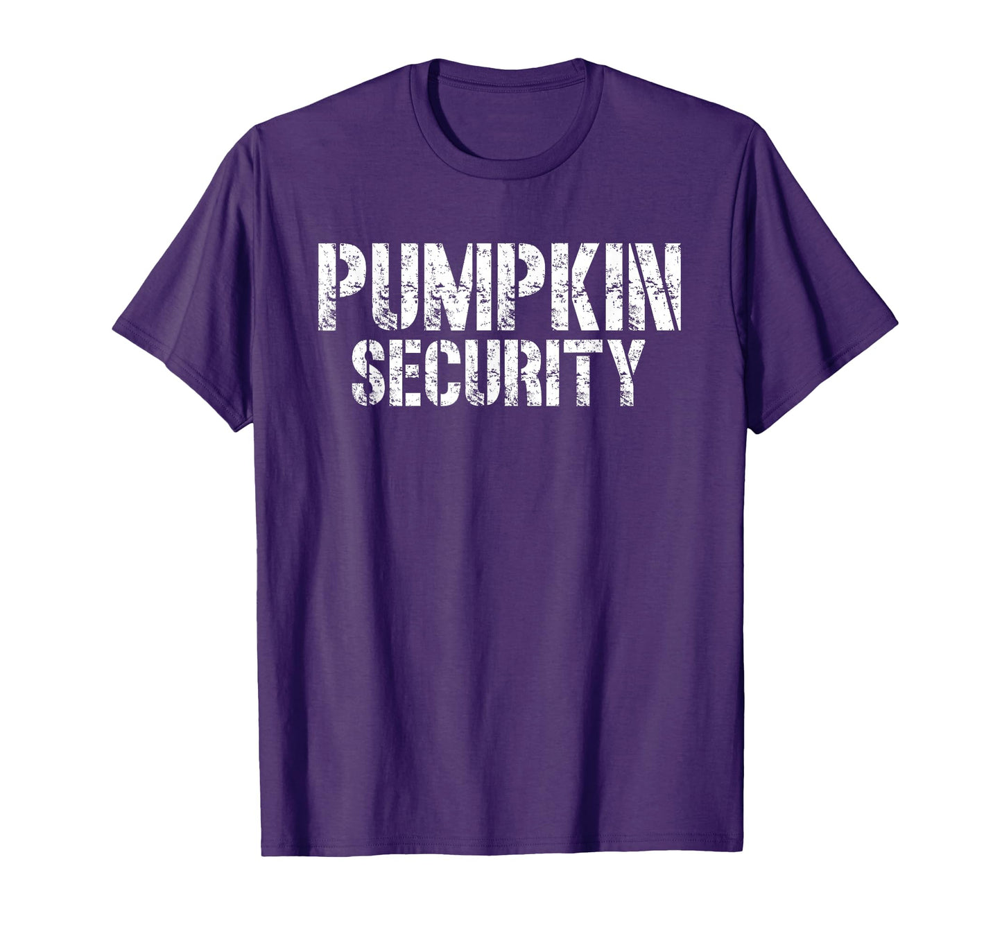 Halloween Dad Mom Daughter Adult Costume Pumpkin Security T-Shirt