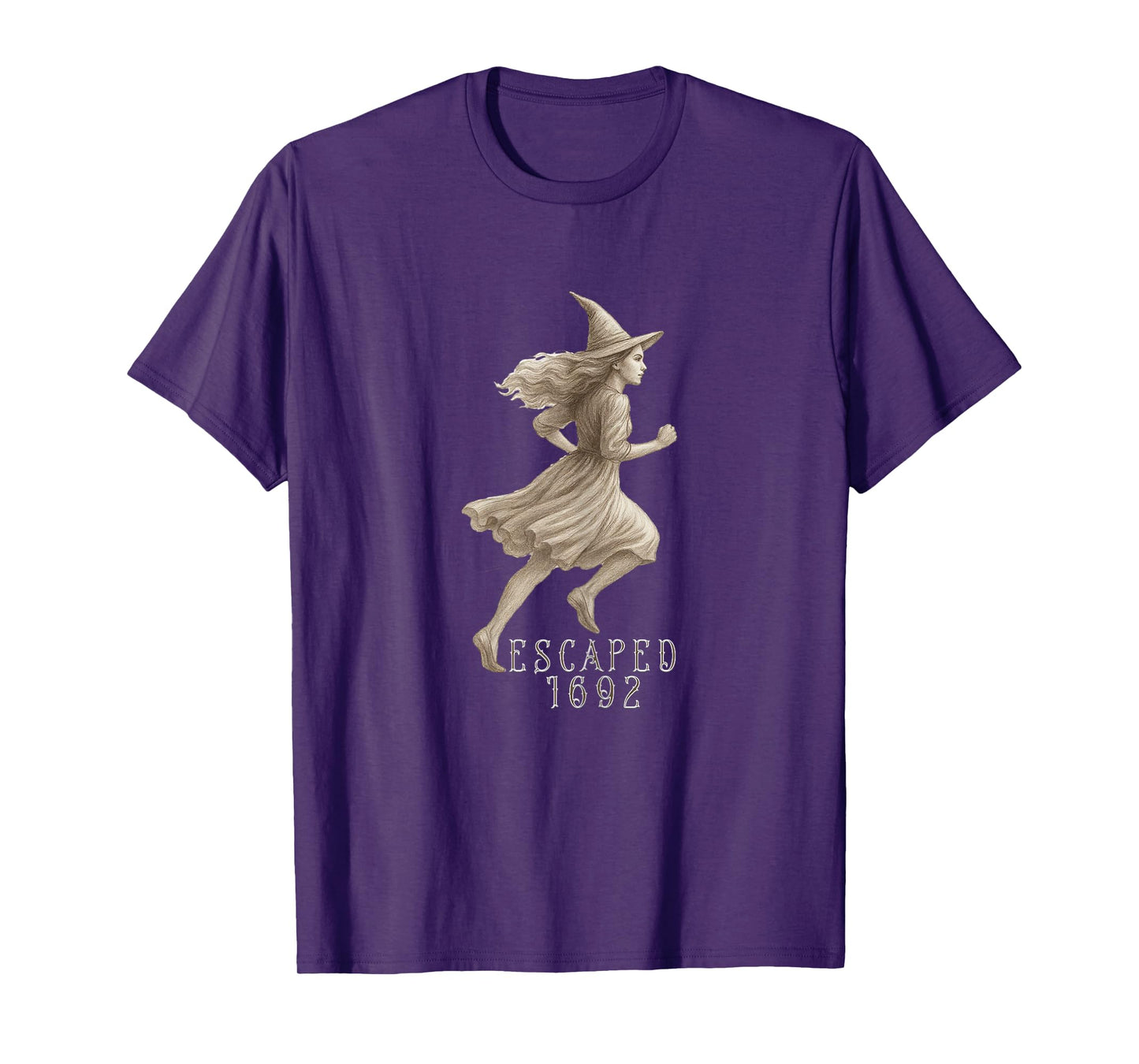 Escaped 1692 Witch, Salem Witch Trials Inspired, Feminist T-Shirt