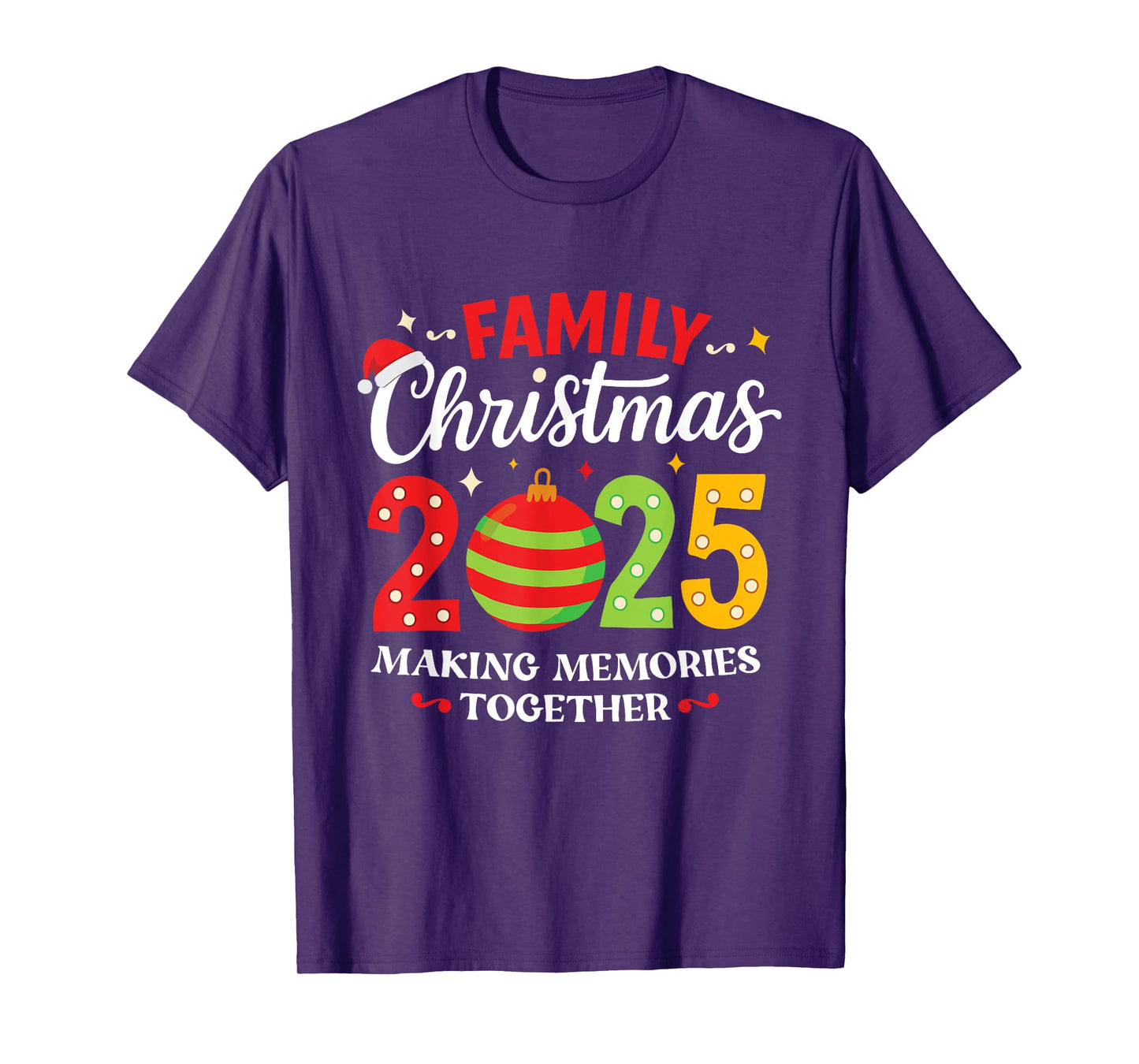 Family Christmas 2025 Group Matching Squad Funny Santa Elf T-Shirt
