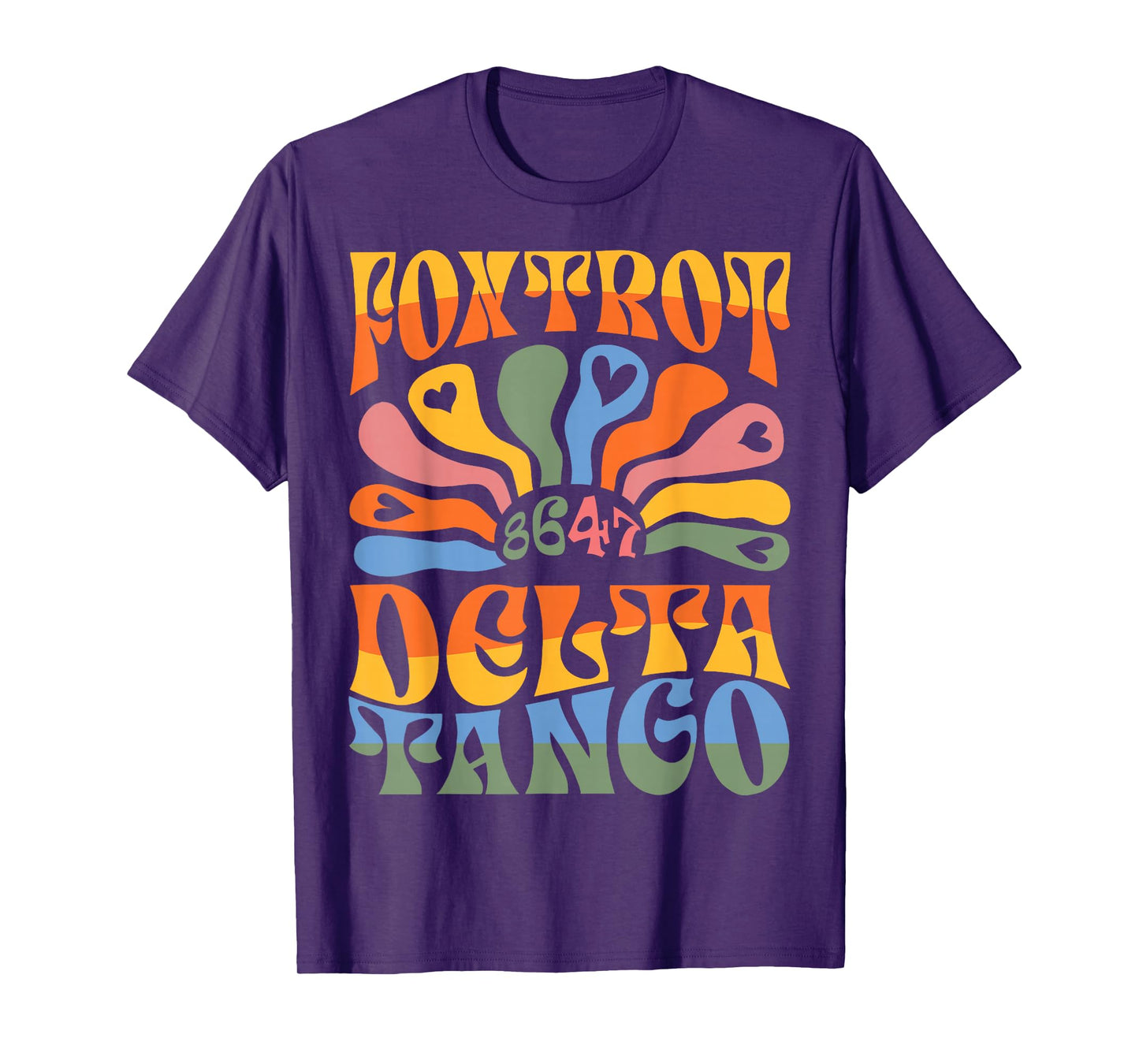 Foxtrot Delta Tango 8647 Boho Floral Wildflower T-Shirt