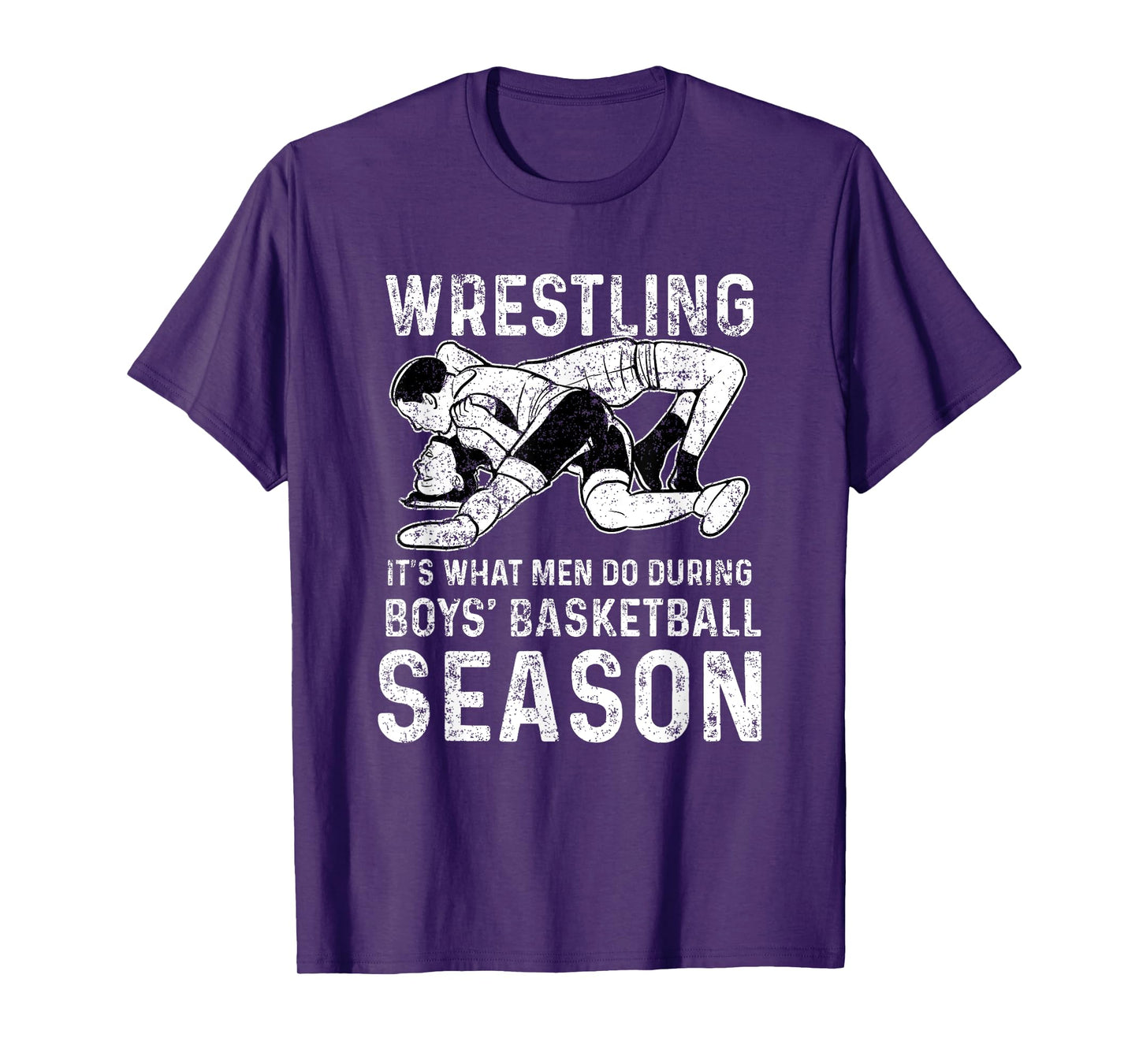 Wrestler Shop Men's Wrestling T-Shirt, Black, Small