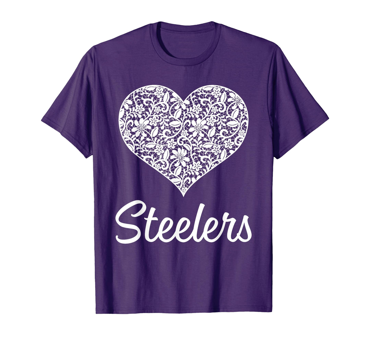 Steelers Fontana Lace Heart HS T-Shirt
