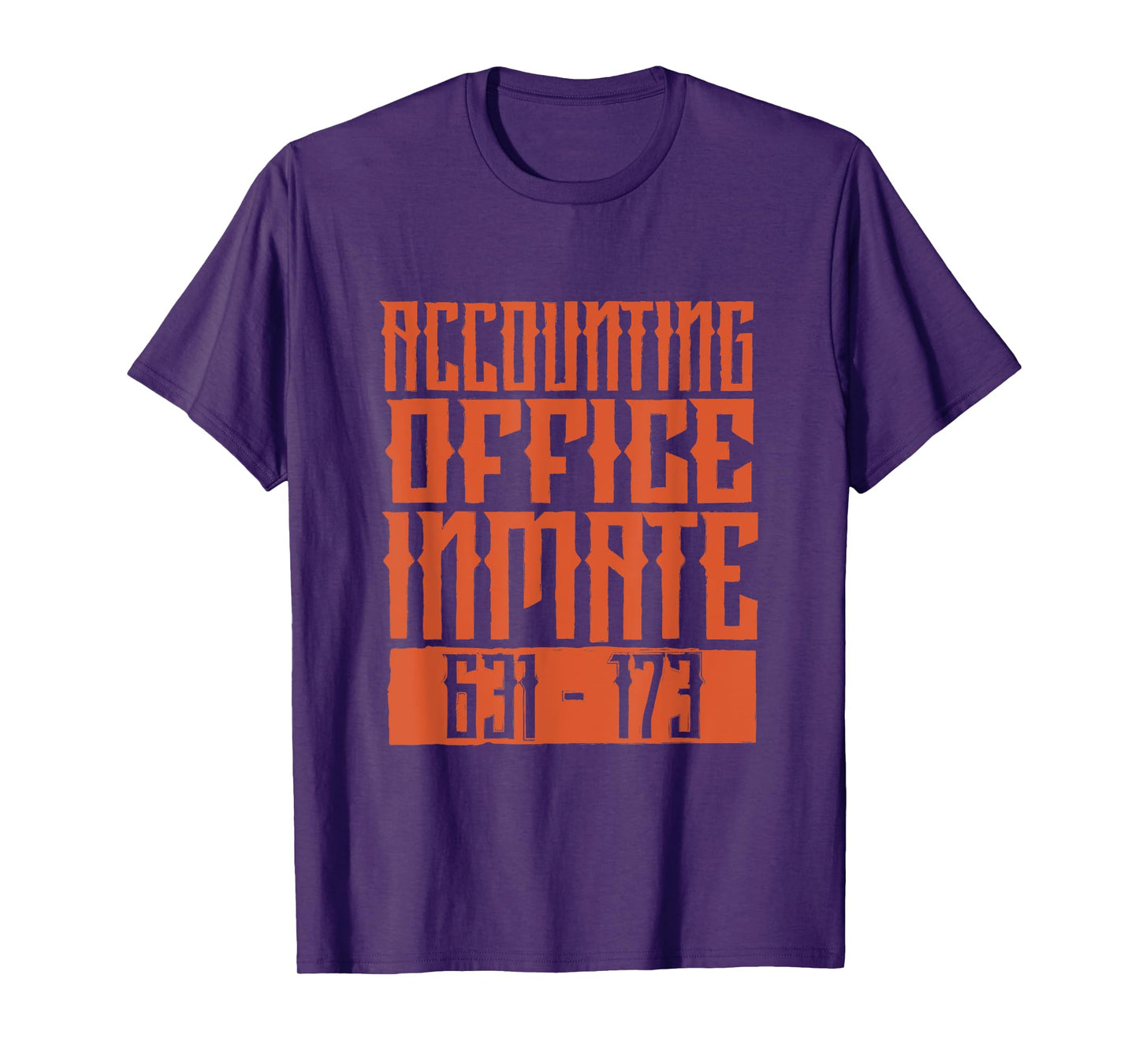 Accounting Office Inmate Jail Halloween Costume T-Shirt