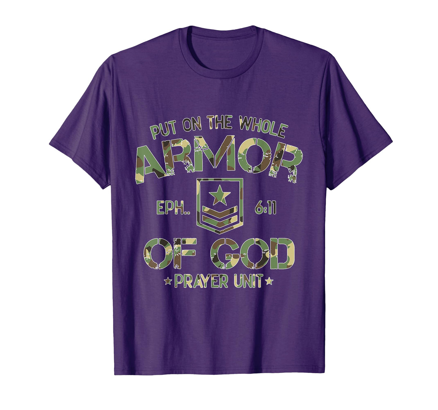 Draw on God's Ephesians' spiritual armour T-Shirt