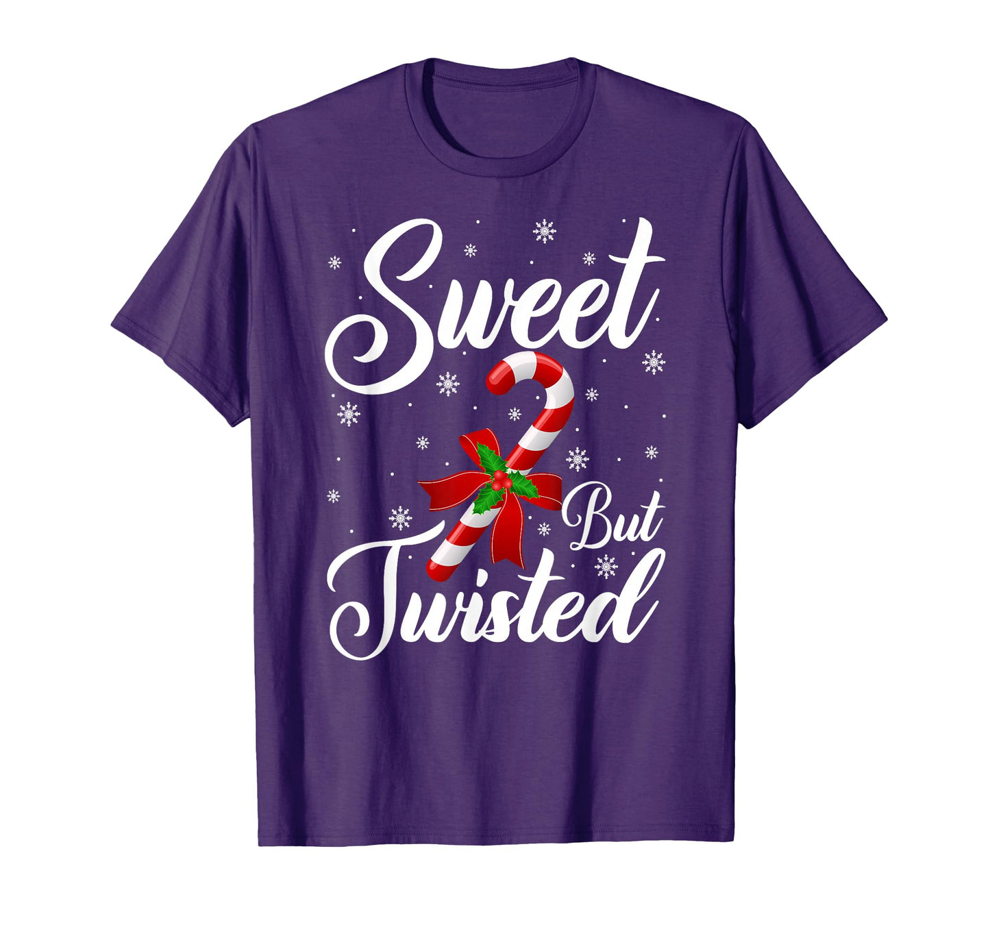 Sweet But Twisted Funny Christmas Candy Cane T-Shirt