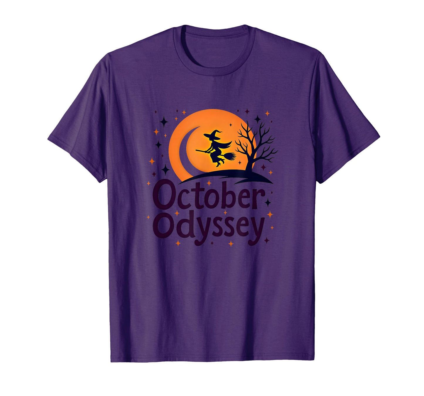 Halloween October Odyssey: Spooky Seasonal Adventure T-Shirt