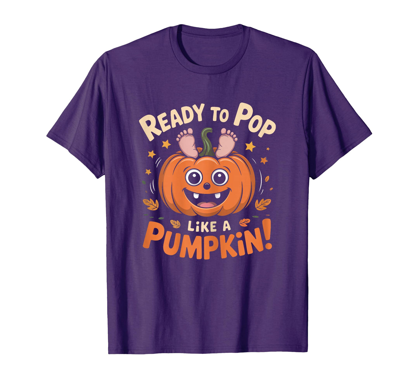 Womens Funny Pregnancy Announcement Pregnant Halloween Costume T-Shirt
