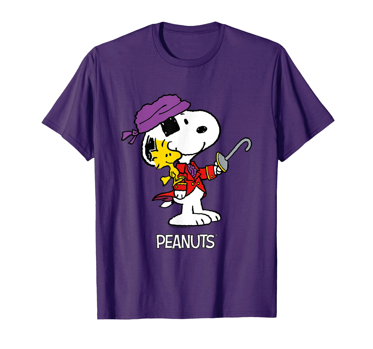 Peanuts Halloween Pirate Snoopy & Woodstock T-Shirt