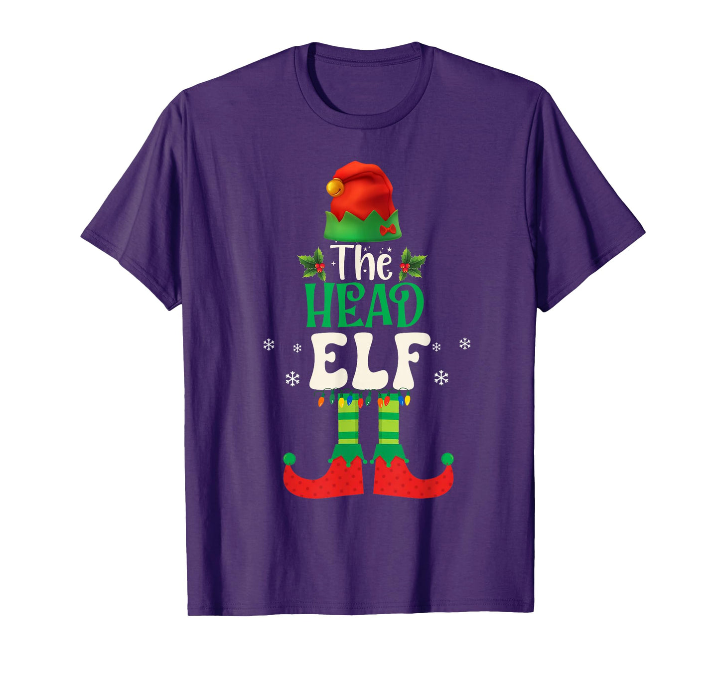 Funny The Head Elf Group Matching Family Christmas 2025 T-Shirt