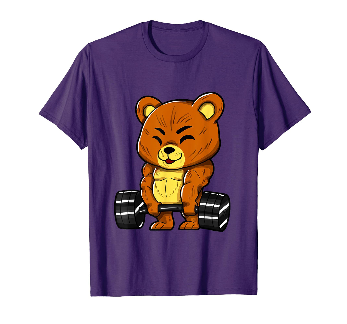 Bear Bodybuilder Bodybuilding Muscle Gym Weightlifting Bear T-Shirt