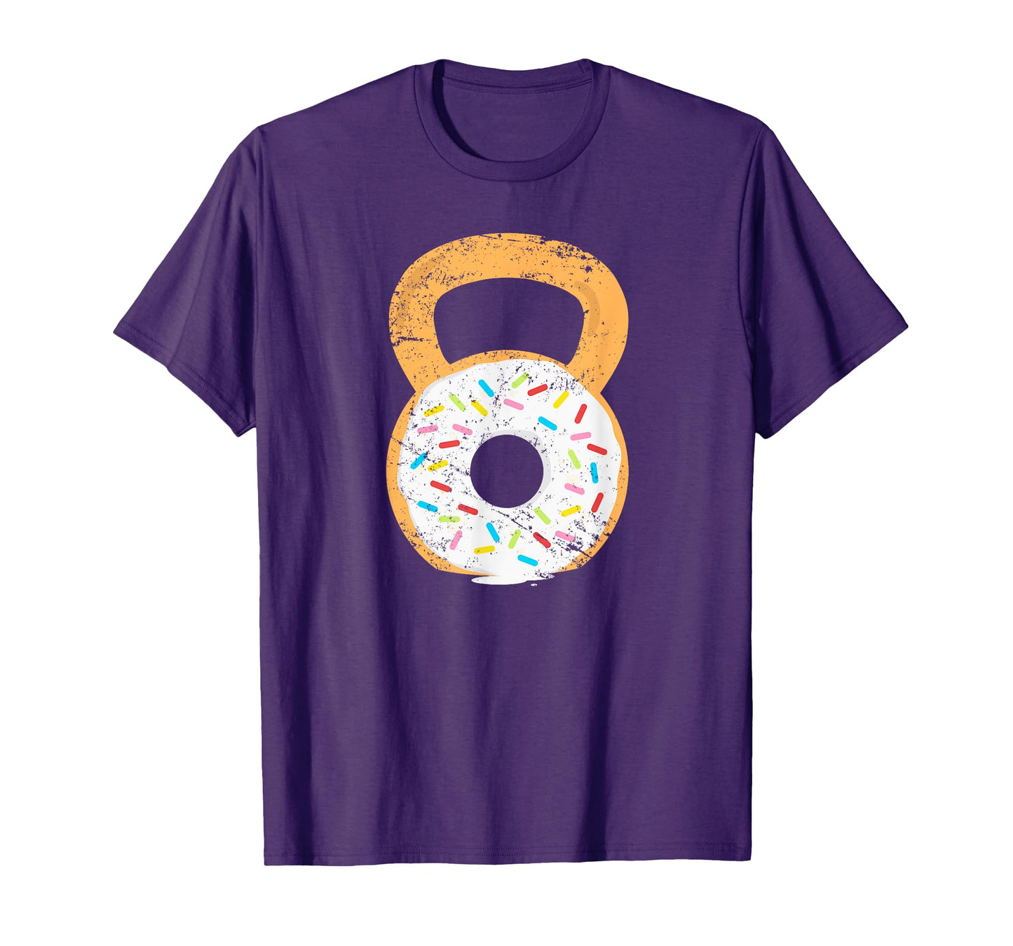 Kettlebell Donut, Funny Doughnut Fitness Joke T-Shirt T-Shirt