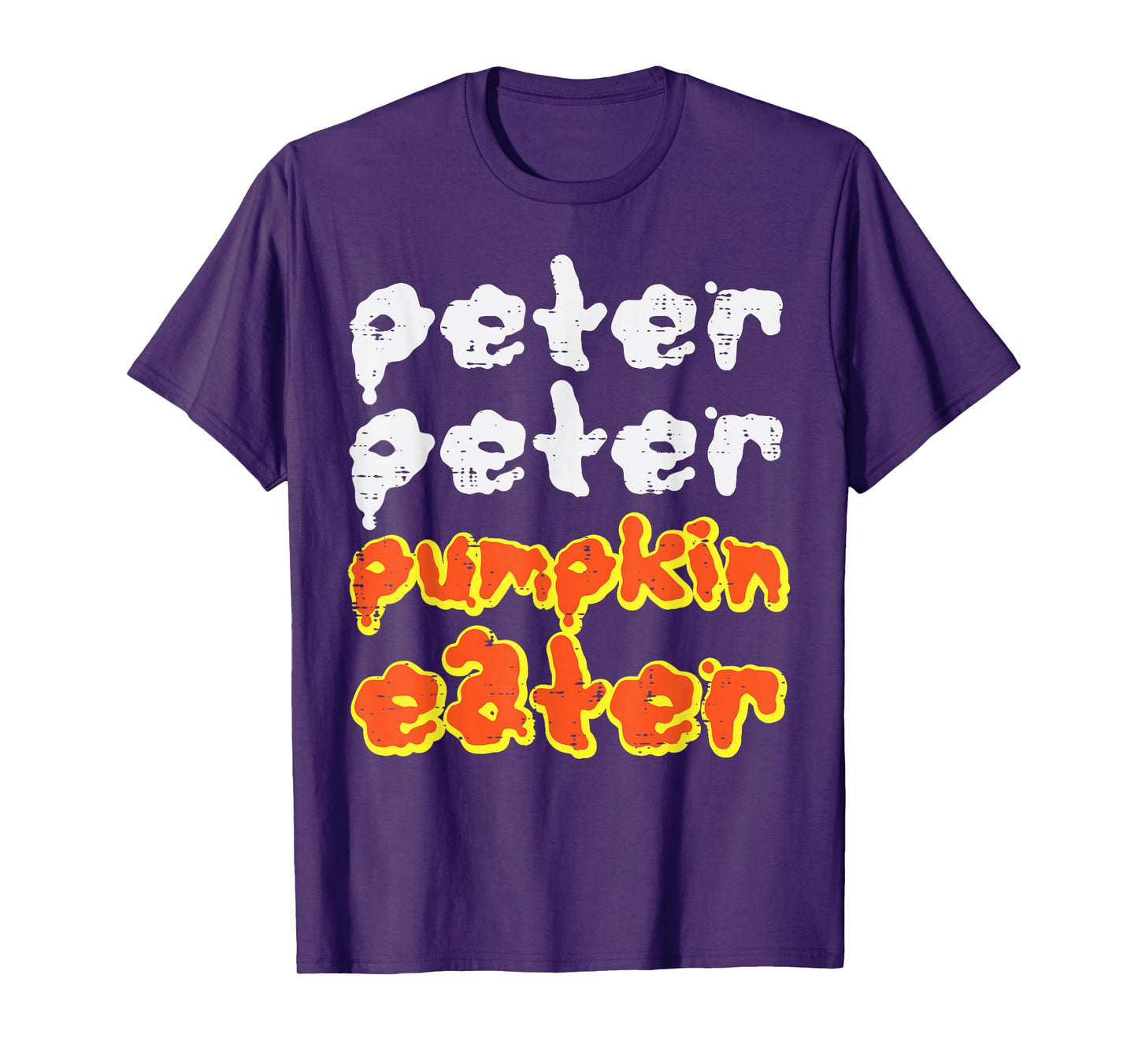 Halloween Peter Pumpkin Eater Matching Costume Women Kid Men T-Shirt