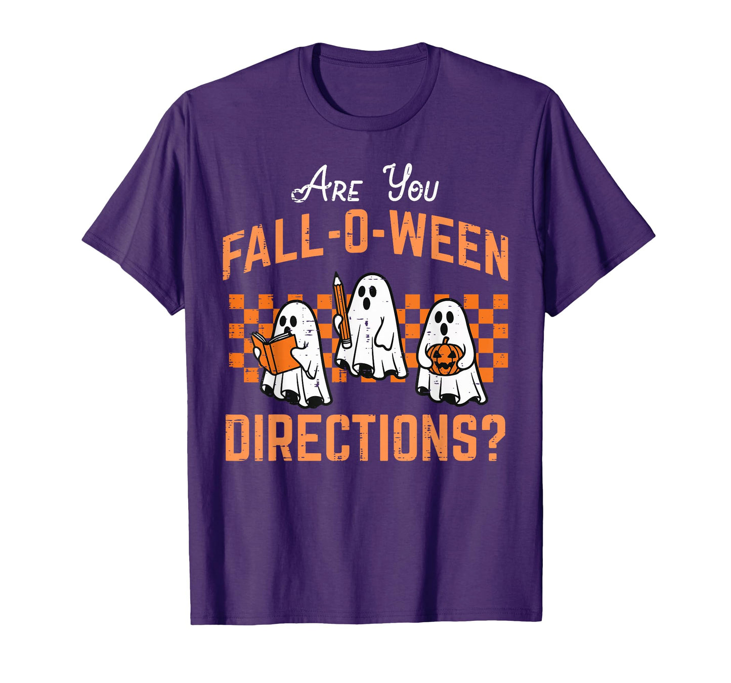 are You Falloween Directions Funny Halloween Teacher Teach T-Shirt