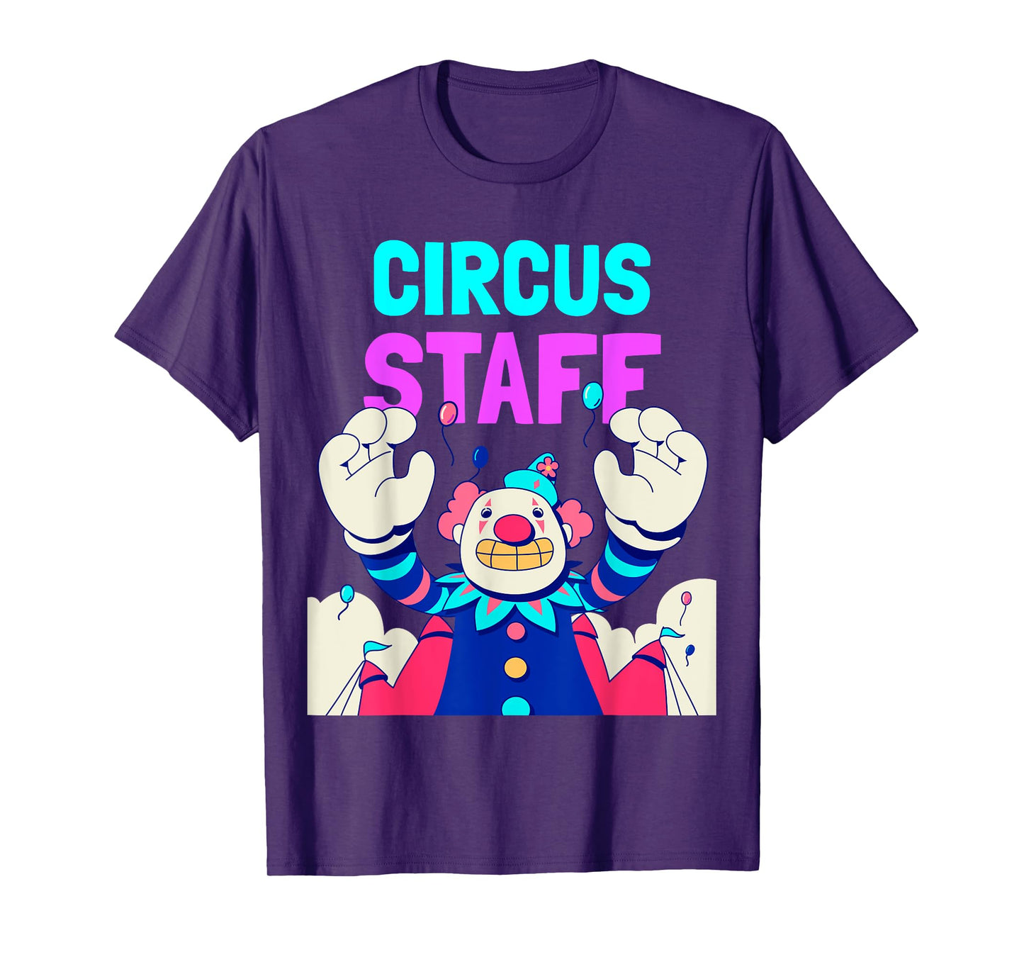 Circus Staff Funny Clown Costume Circus T-Shirt