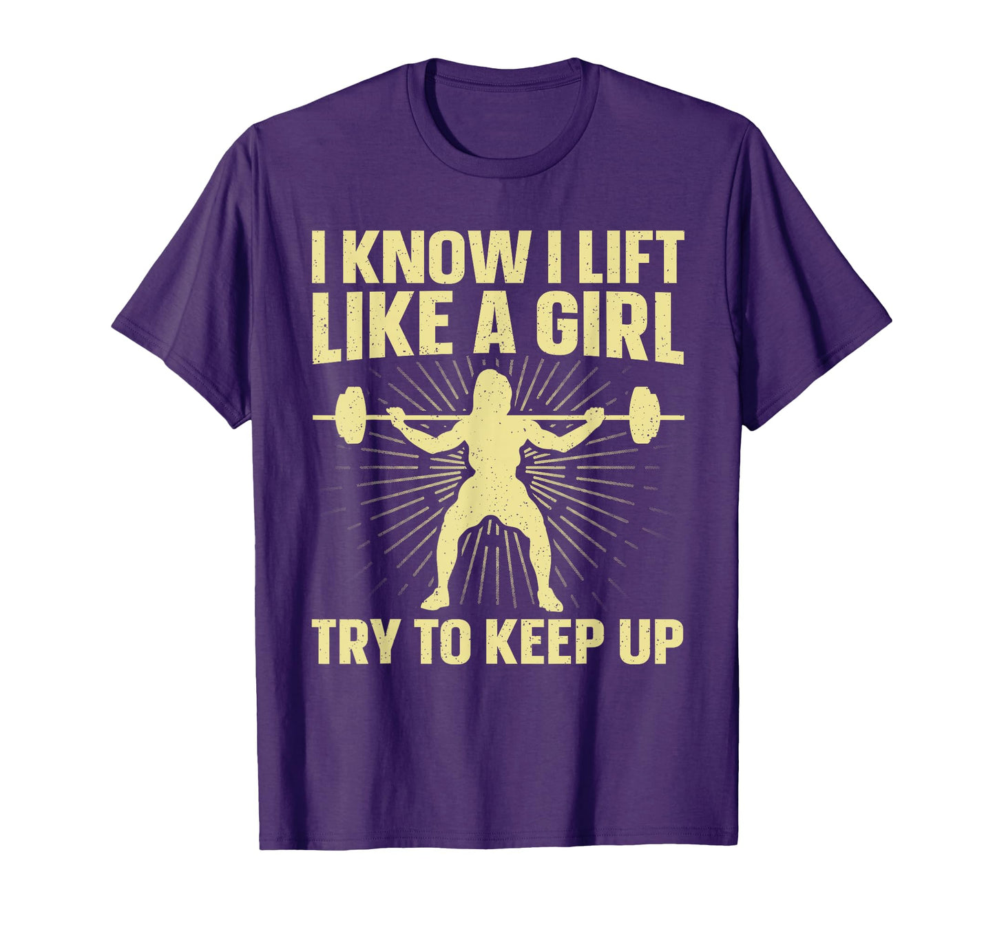 Powerlifting Art For Women Girls Weightlifting Power Lifting T-Shirt