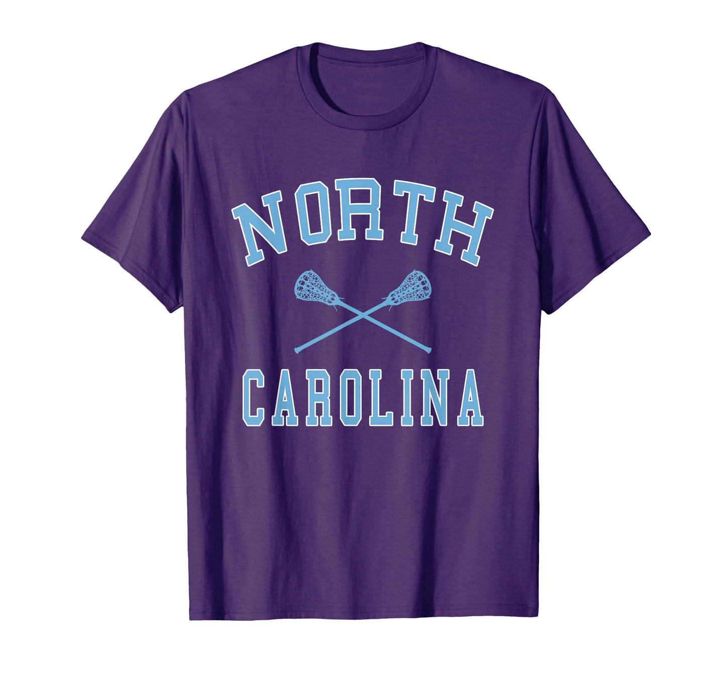 North Carolina Lacrosse Vintage NC LAX Weathered T-Shirt