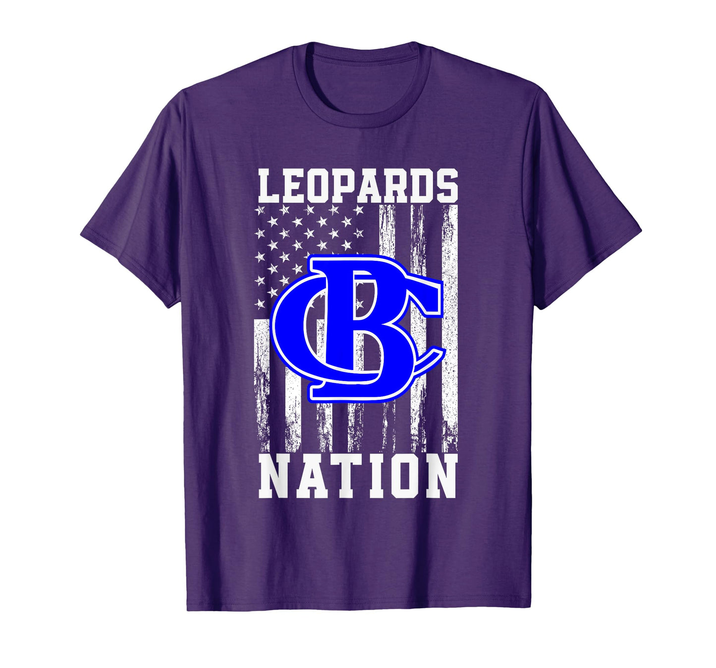 Banks County Leopards Logo Nation HS T-Shirt