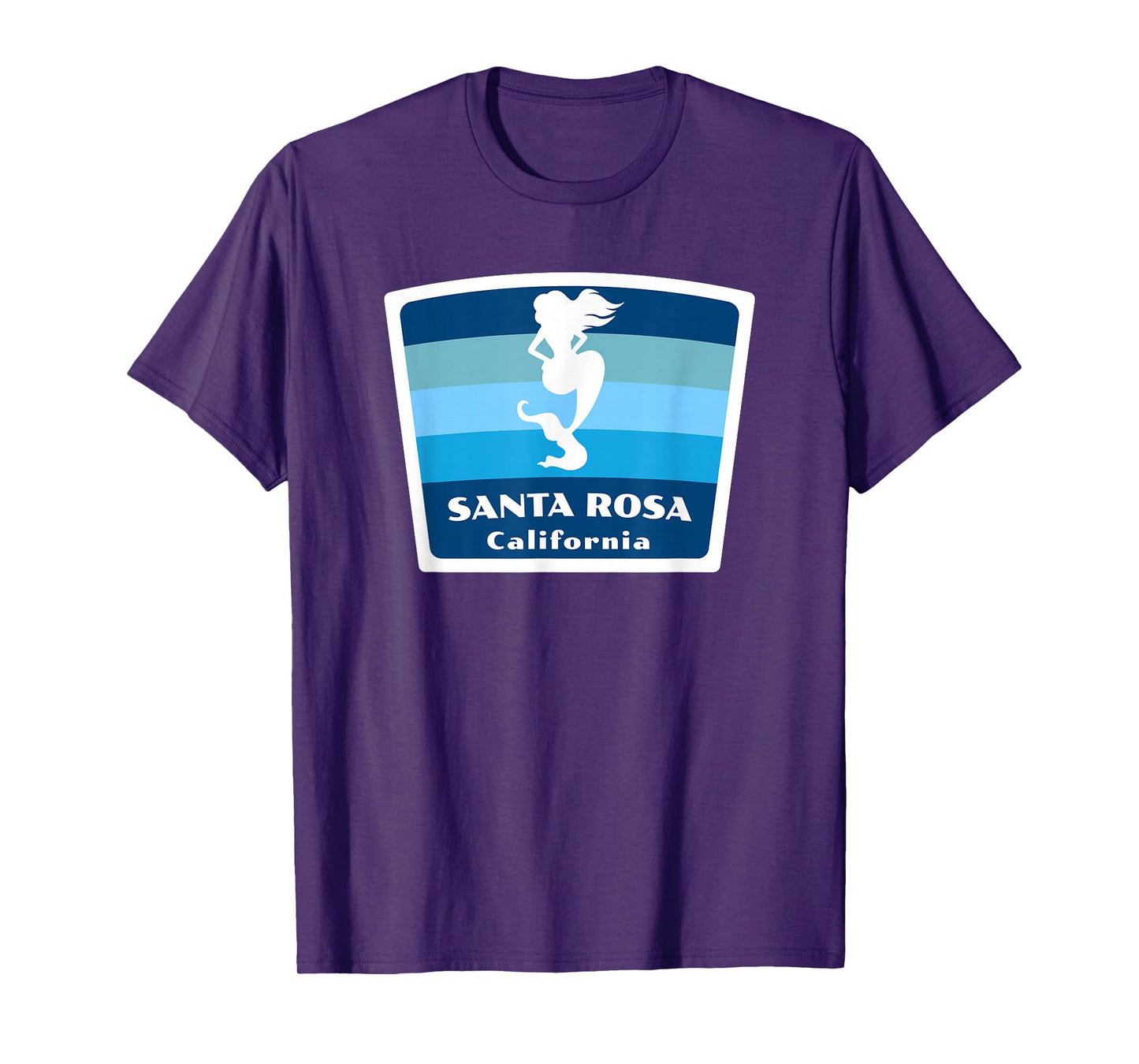 Santa Rosa California CA Swimming Mermaid Vacation Souvenir T-Shirt